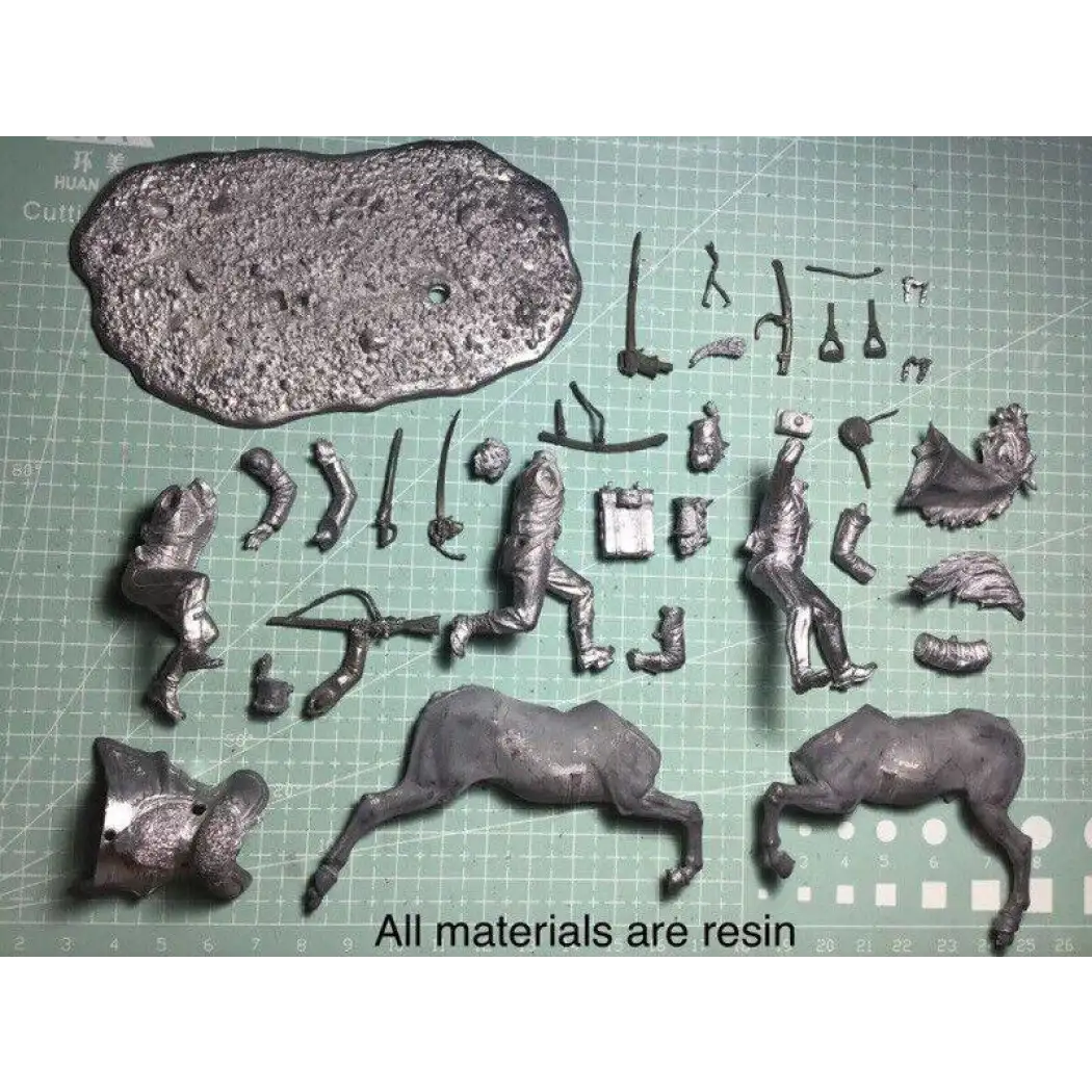 Unpainted Model Kit 1/32 54mm Resin Model Kit Warriors Napoleonic Wars Battle Unpainted ...
