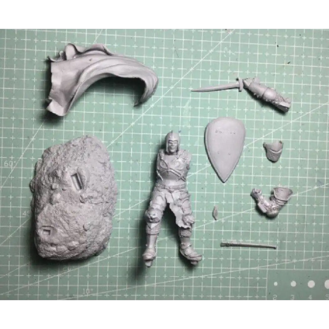 1/32 Resin Model Kit European Medieval Knight Warrior Unpainted - Model-Fan-Store