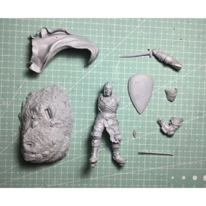 1/32 Resin Model Kit European Medieval Knight Warrior Unpainted - Model-Fan-Store