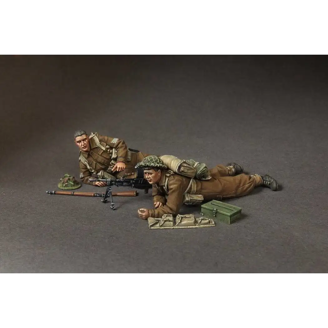 1/35 2pcs Resin Model Kit British Soldiers Infantry Guard WW2 Unpainted - Model-Fan-Store