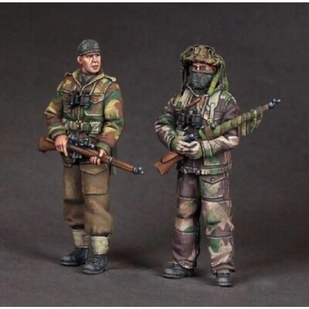 1/35 2pcs Resin Model Kit British Soldiers Snipers WW2 Unpainted - Model-Fan-Store