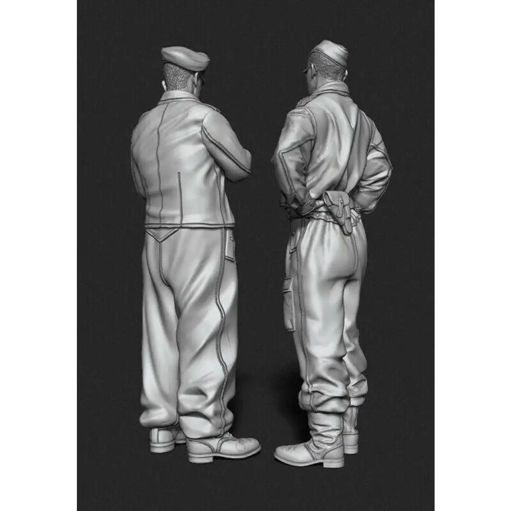 1/35 2pcs Resin Model Kit German Officers Soldiers WW2 Unpainted - Model-Fan-Store