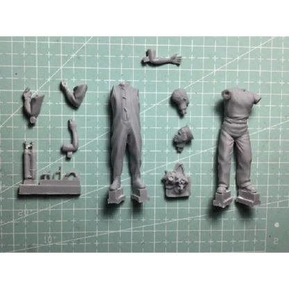 1/35 2pcs Resin Model Kit Italian Sailor and Scuba Diver WW2 Unpainted - Model-Fan-Store