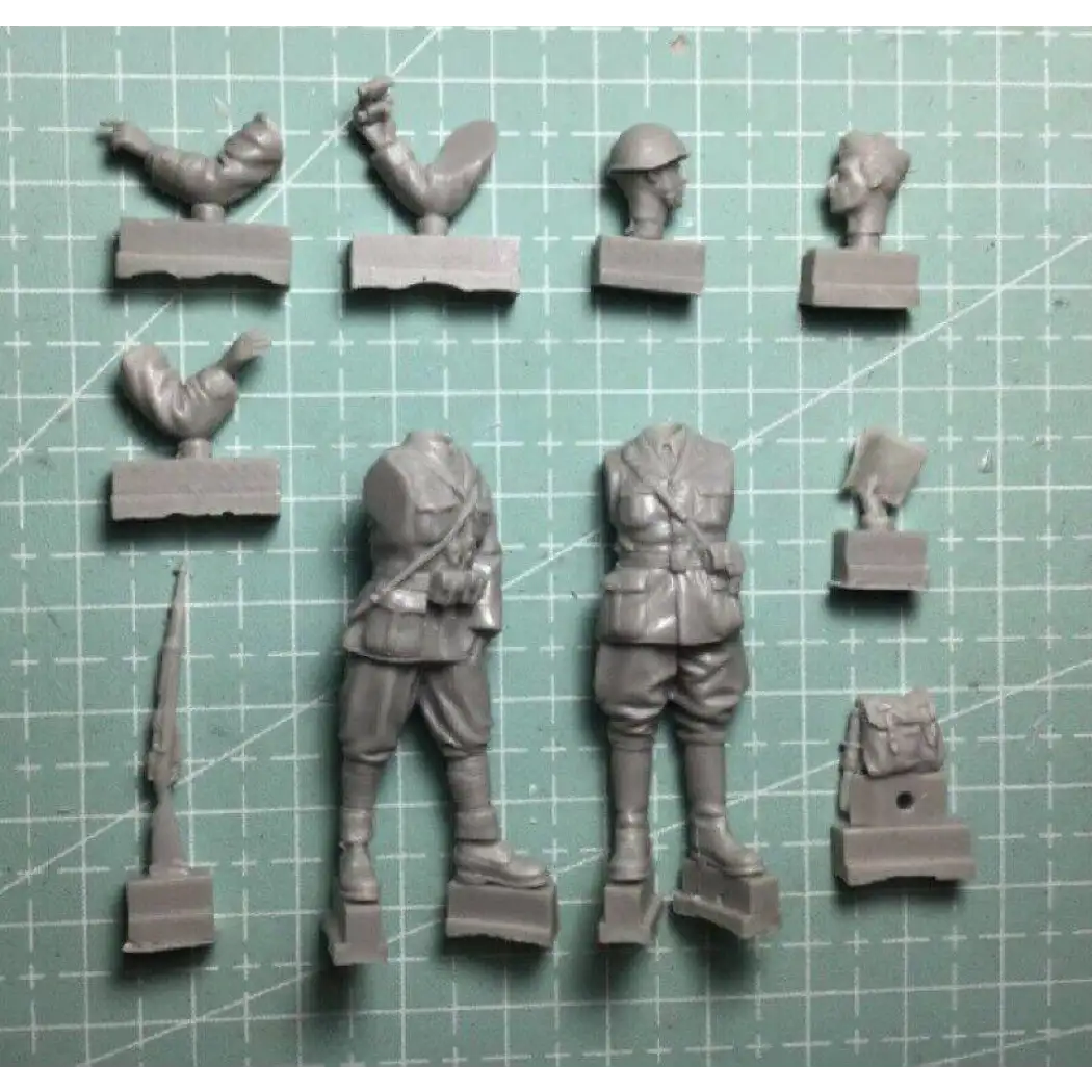 1/35 2pcs Resin Model Kit Italian Soldier Infantry WW1 Unpainted - Model-Fan-Store