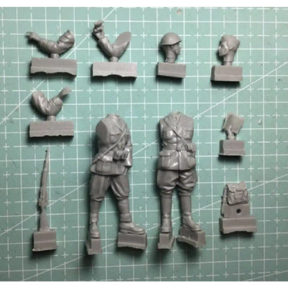 1/35 2pcs Resin Model Kit Italian Soldier Infantry WW1 Unpainted - Model-Fan-Store