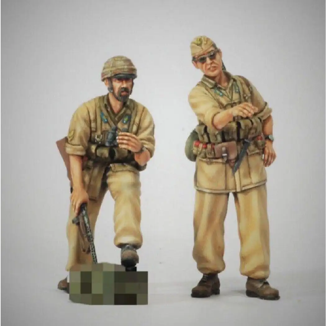 1/35 2pcs Resin Model Kit Italian Soldier Infantry WW2 Unpainted - Model-Fan-Store