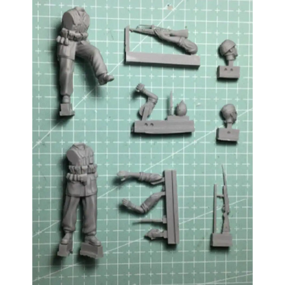 1/35 2pcs Resin Model Kit Italian Soldier Infantry WW2 Unpainted - Model-Fan-Store