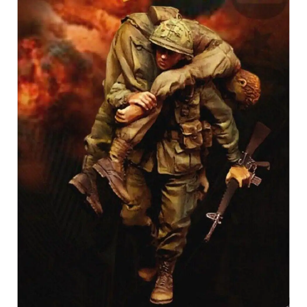 1/35 2pcs Resin Model Kit Soldiers USMC US Marines Vietnam War Unpainted - Model-Fan-Store