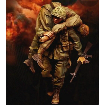 1/35 2pcs Resin Model Kit Soldiers USMC US Marines Vietnam War Unpainted - Model-Fan-Store