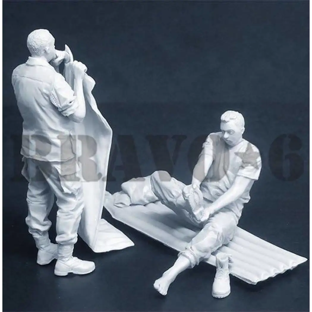 1/35 2pcs Resin Model Kit US Army Soldiers Vietnam War Unpainted - Model-Fan-Store