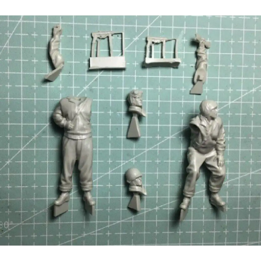 1/35 2pcs Resin Model Kit US Army Tank Crew WW2 Unpainted - Model-Fan-Store