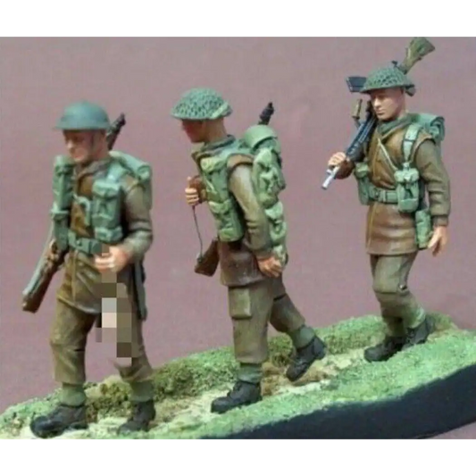 1/35 3pcs Resin Model Kit British Soldiers Infantry WW2 Unpainted - Model-Fan-Store