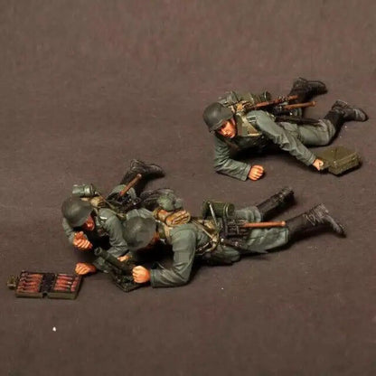 1/35 3pcs Resin Model Kit German Soldiers Infantry WW2 Unpainted - Model-Fan-Store