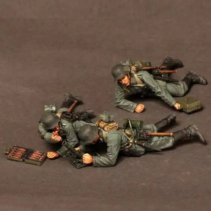 1/35 3pcs Resin Model Kit German Soldiers Infantry WW2 Unpainted - Model-Fan-Store