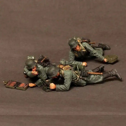 1/35 3pcs Resin Model Kit German Soldiers Infantry WW2 Unpainted - Model-Fan-Store