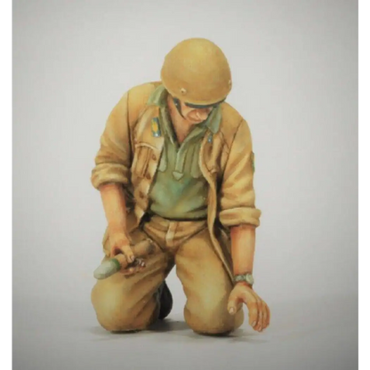 1/35 3pcs Resin Model Kit Italian Soldier 47mm Anti-Tank Gun WW2 Unpainted - Model-Fan-Store