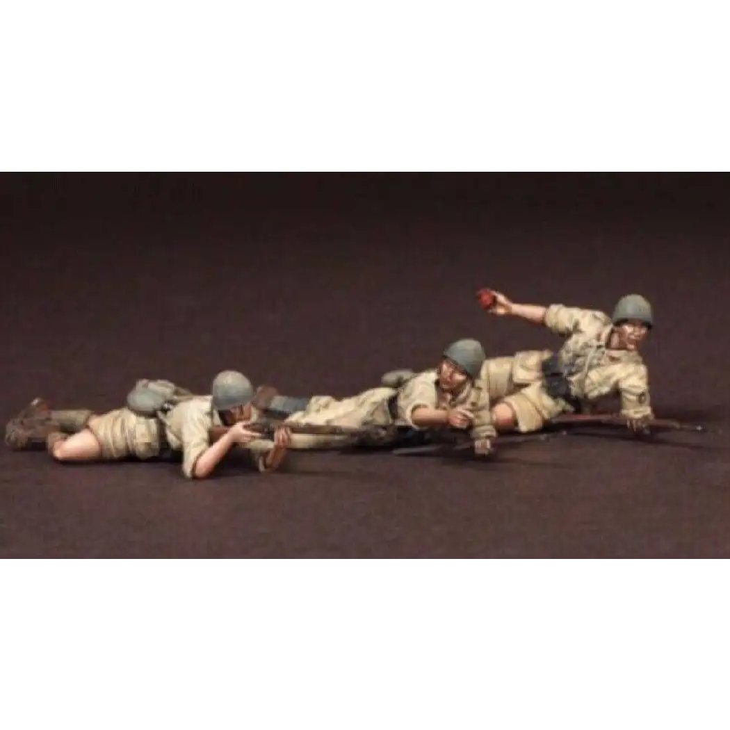 1/35 3pcs Resin Model Kit Italian Soldiers Infantry North Africa WW2 Unpainted - Model-Fan-Store