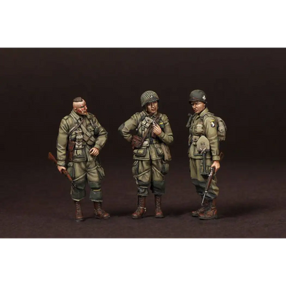 1/35 3pcs Resin Model Kit US Army 101st Airborne WW2 Unpainted - Model-Fan-Store