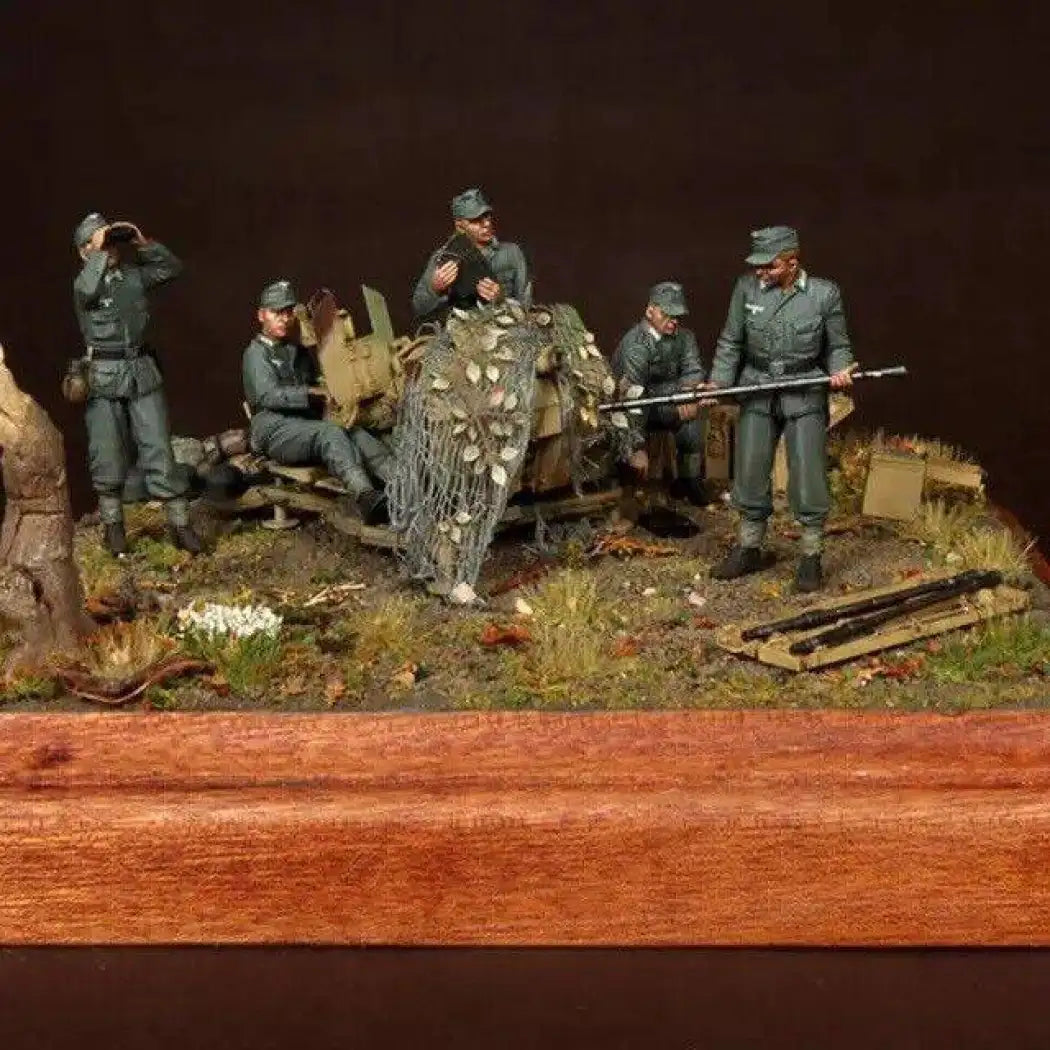 1/35 5pcs Resin Model Kit German Soldiers Artillery no gun WW2 Unpainted - Model-Fan-Store