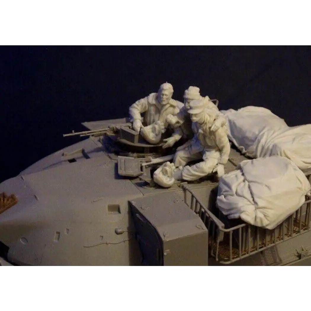 1/35 5pcs Resin Model Kit Modern Arab Soldiers Tank Crew no tank Unpainted - Model-Fan-Store