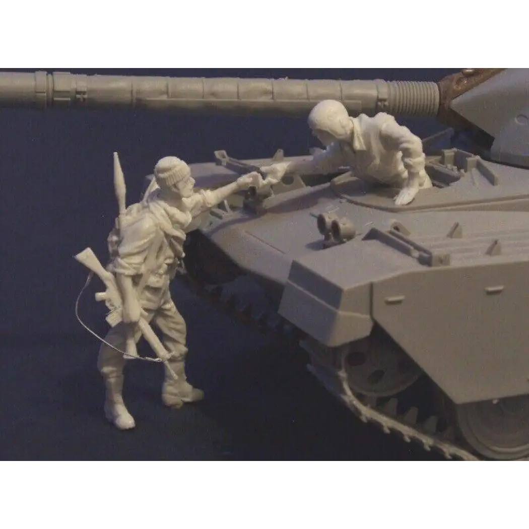 1/35 5pcs Resin Model Kit Modern Arab Soldiers Tank Crew no tank Unpainted - Model-Fan-Store