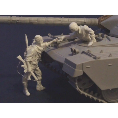 1/35 5pcs Resin Model Kit Modern Arab Soldiers Tank Crew no tank Unpainted - Model-Fan-Store