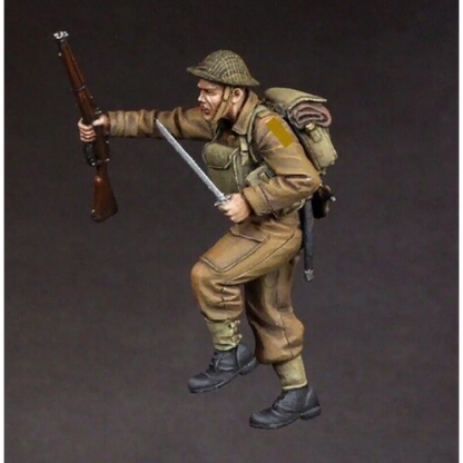 1/35 Resin Model Kit British Soldier Infantryman WW2 Unpainted - Model-Fan-Store