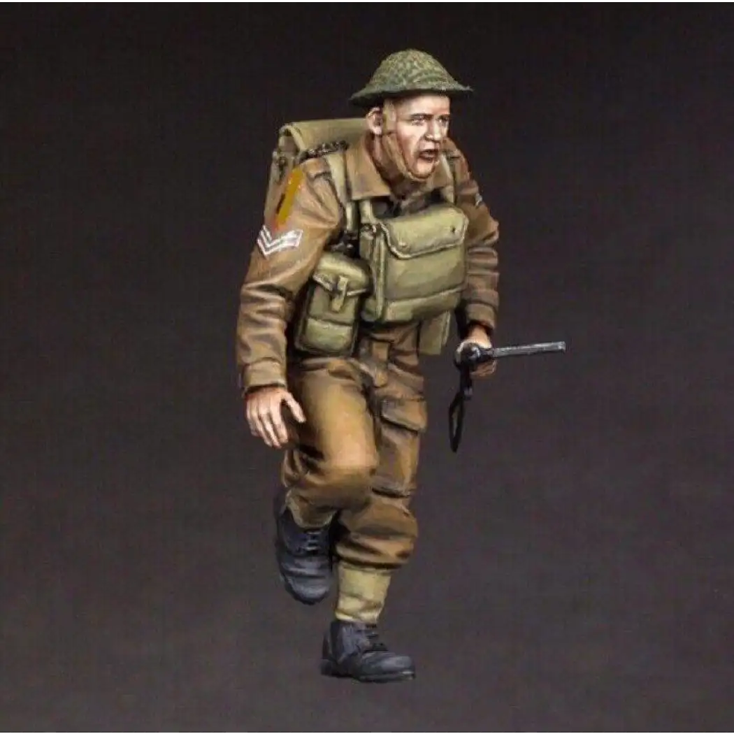 1/35 Resin Model Kit British Soldier Infantryman WW2 Unpainted - Model-Fan-Store