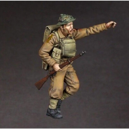 1/35 Resin Model Kit British Soldier Infantryman WW2 Unpainted - Model-Fan-Store