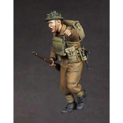 1/35 Resin Model Kit British Soldier Infantryman WW2 Unpainted - Model-Fan-Store