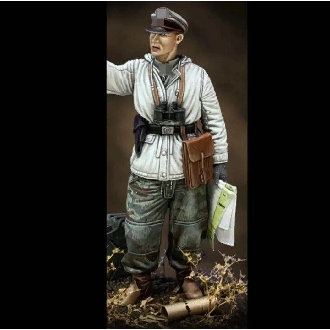 1/35 Resin Model Kit German Officer Soldier Tankman WW2 Unpainted - Model-Fan-Store