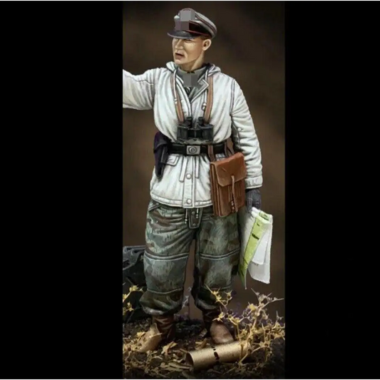 1/35 Resin Model Kit German Officer Soldier Tankman WW2 Unpainted - Model-Fan-Store