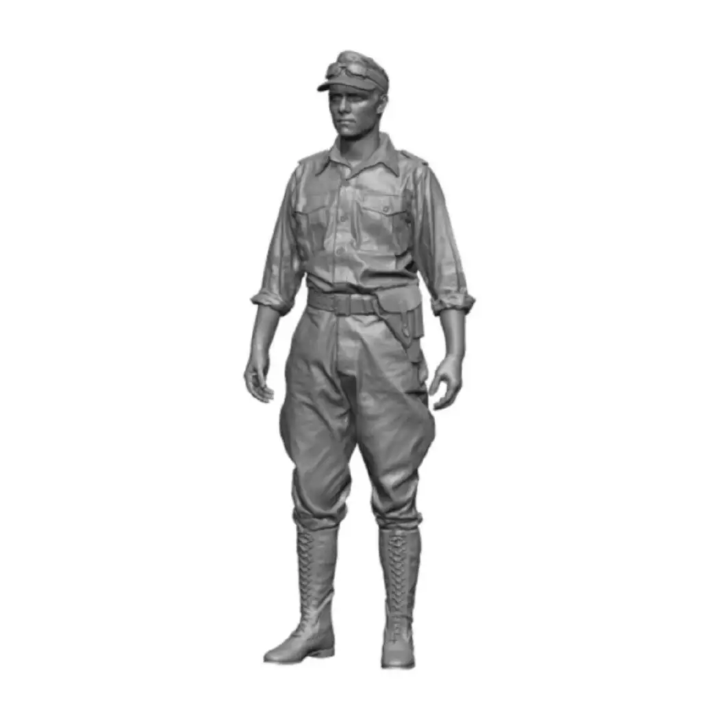 1/35 Resin Model Kit German Soldier Driver WW2 Unpainted - Model-Fan-Store