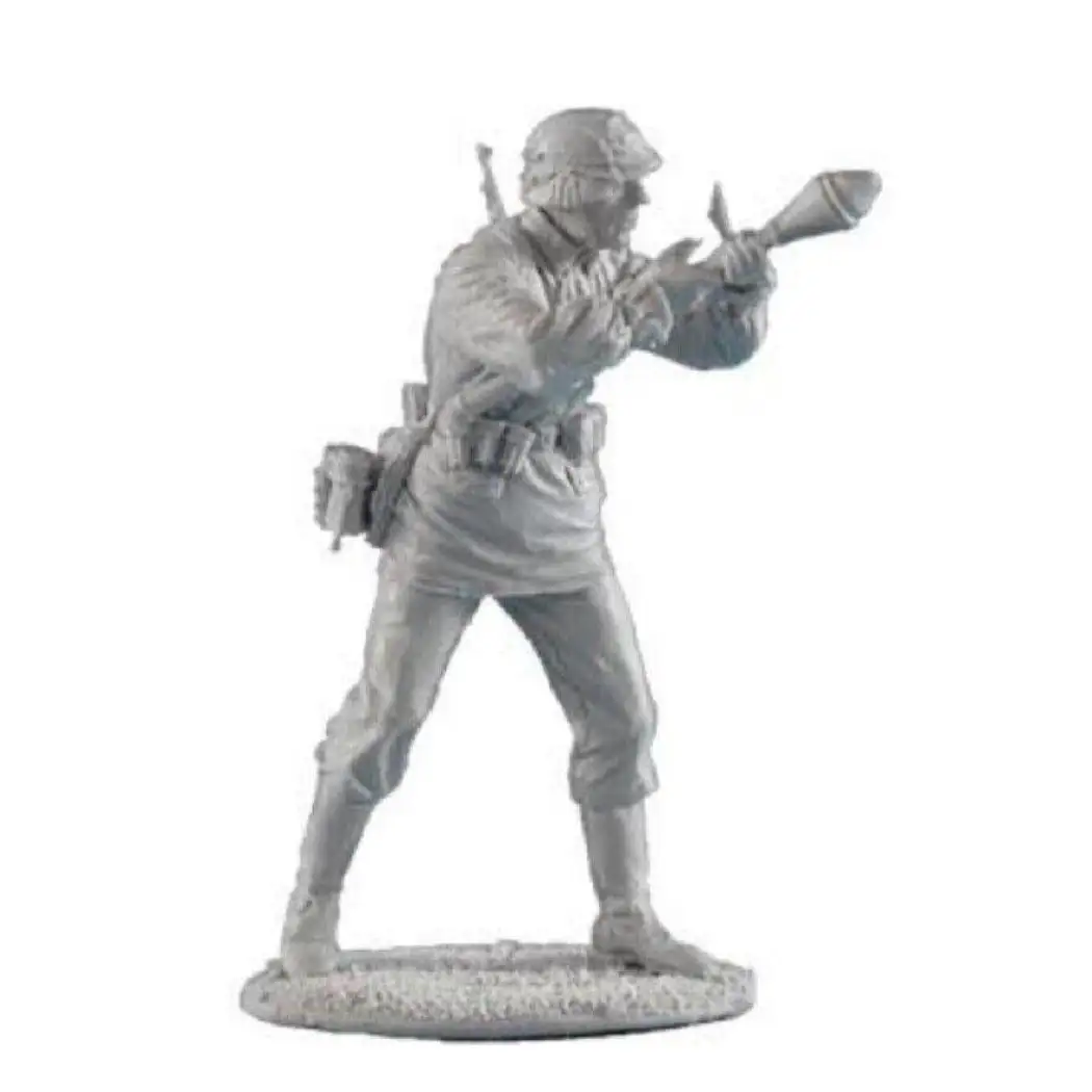 1/35 Resin Model Kit German Soldier Infantryman Faustpatrone WW2 Unpainted - Model-Fan-Store