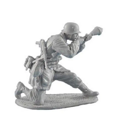 1/35 Resin Model Kit German Soldier Infantryman Faustpatrone WW2 Unpainted - Model-Fan-Store