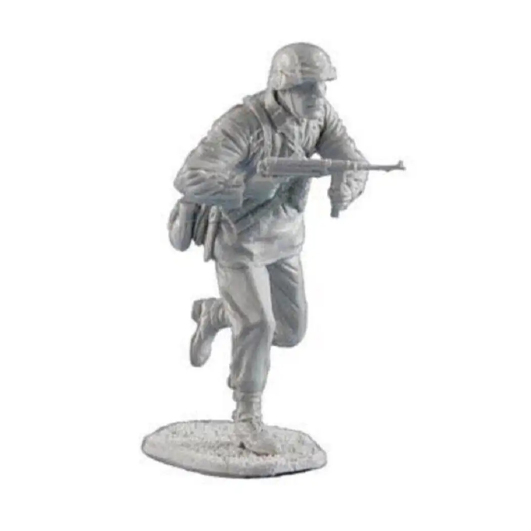 1/35 Resin Model Kit German Soldier Infantryman Rush WW2 Unpainted - Model-Fan-Store