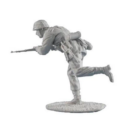 1/35 Resin Model Kit German Soldier Infantryman Rush WW2 Unpainted - Model-Fan-Store