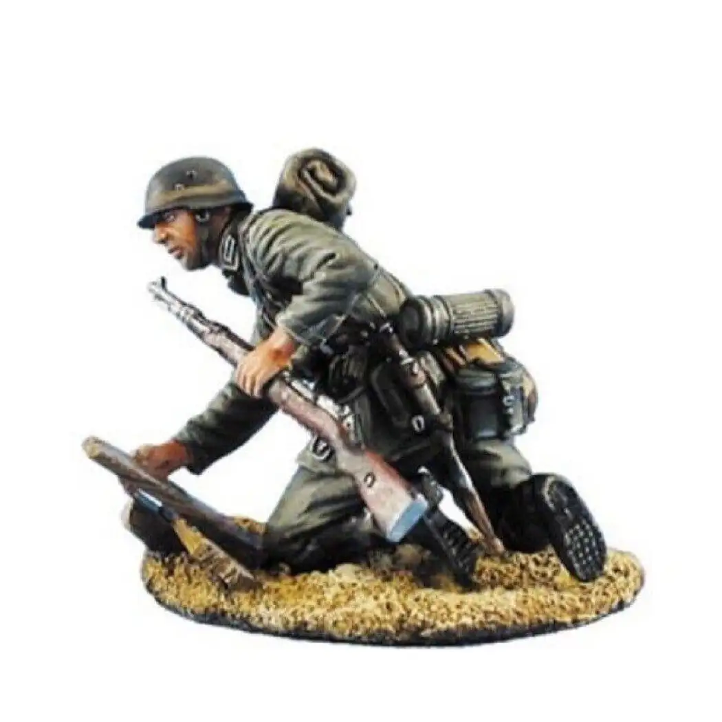 1/35 Resin Model Kit German Soldier Infantryman Rush WW2 Unpainted - Model-Fan-Store