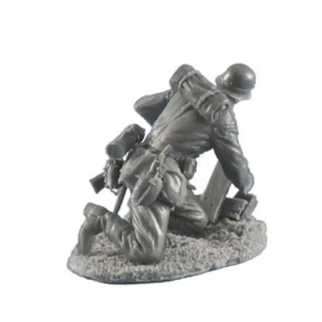 1/35 Resin Model Kit German Soldier Infantryman Rush WW2 Unpainted - Model-Fan-Store