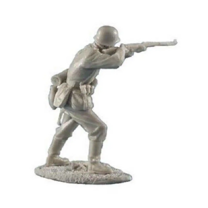 1/35 Resin Model Kit German Soldier Infantryman Shooting Position WW2 Unpainted - Model-Fan-Store