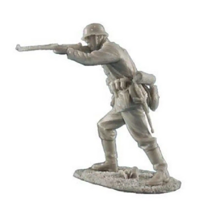 1/35 Resin Model Kit German Soldier Infantryman Shooting Position WW2 Unpainted - Model-Fan-Store