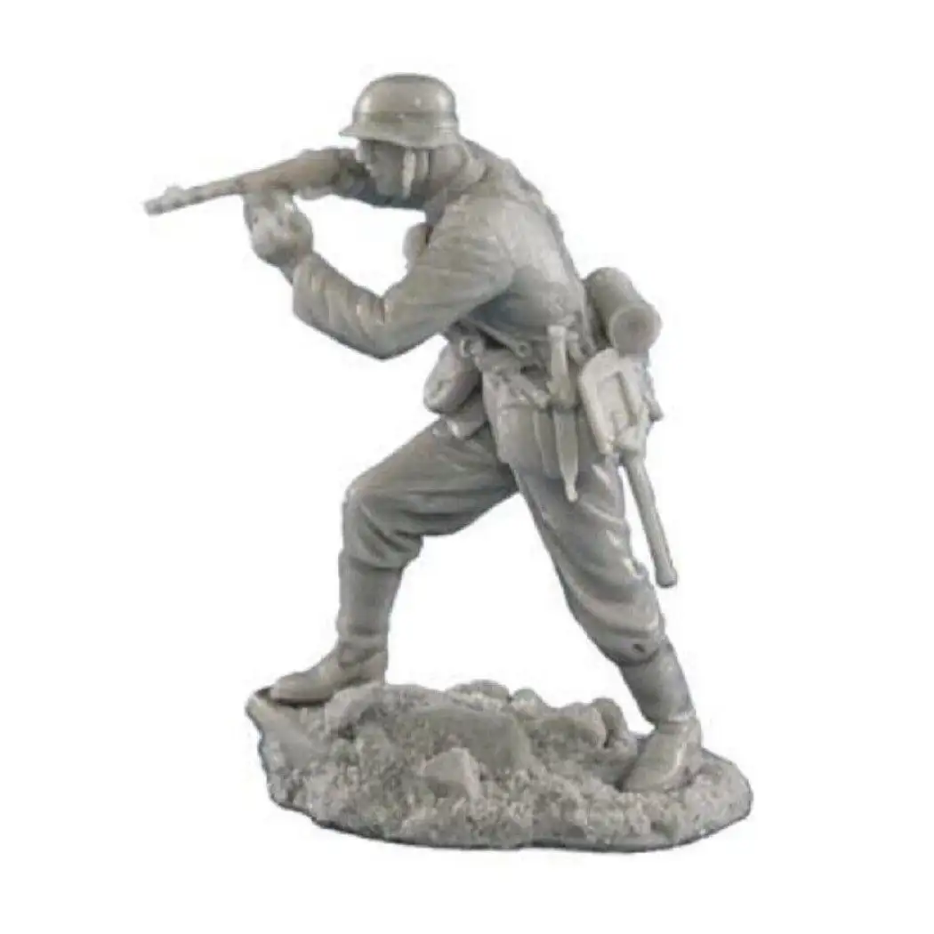 1/35 Resin Model Kit German Soldier Infantryman Shooting Position WW2 Unpainted - Model-Fan-Store