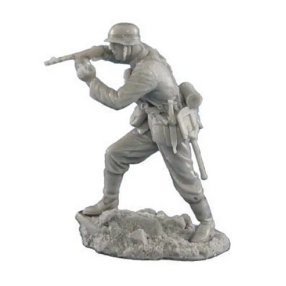 1/35 Resin Model Kit German Soldier Infantryman Shooting Position WW2 Unpainted - Model-Fan-Store