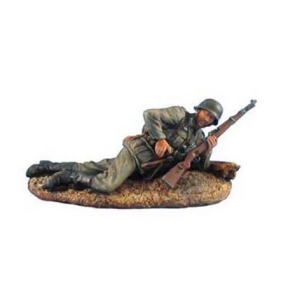 1/35 Resin Model Kit German Soldier Infantryman Shooting Position WW2 Unpainted - Model-Fan-Store