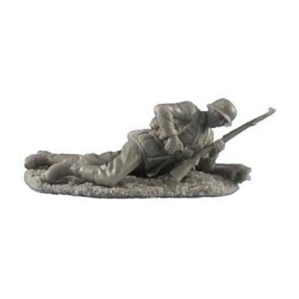 1/35 Resin Model Kit German Soldier Infantryman Shooting Position WW2 Unpainted - Model-Fan-Store