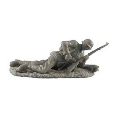 1/35 Resin Model Kit German Soldier Infantryman Shooting Position WW2 Unpainted - Model-Fan-Store