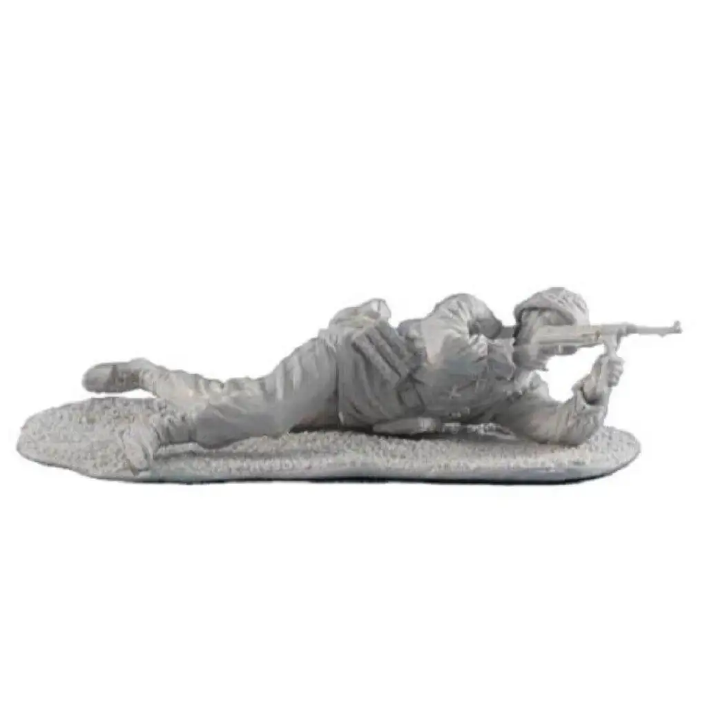 1/35 Resin Model Kit German Soldier Infantryman Shooting Position WW2 Unpainted - Model-Fan-Store