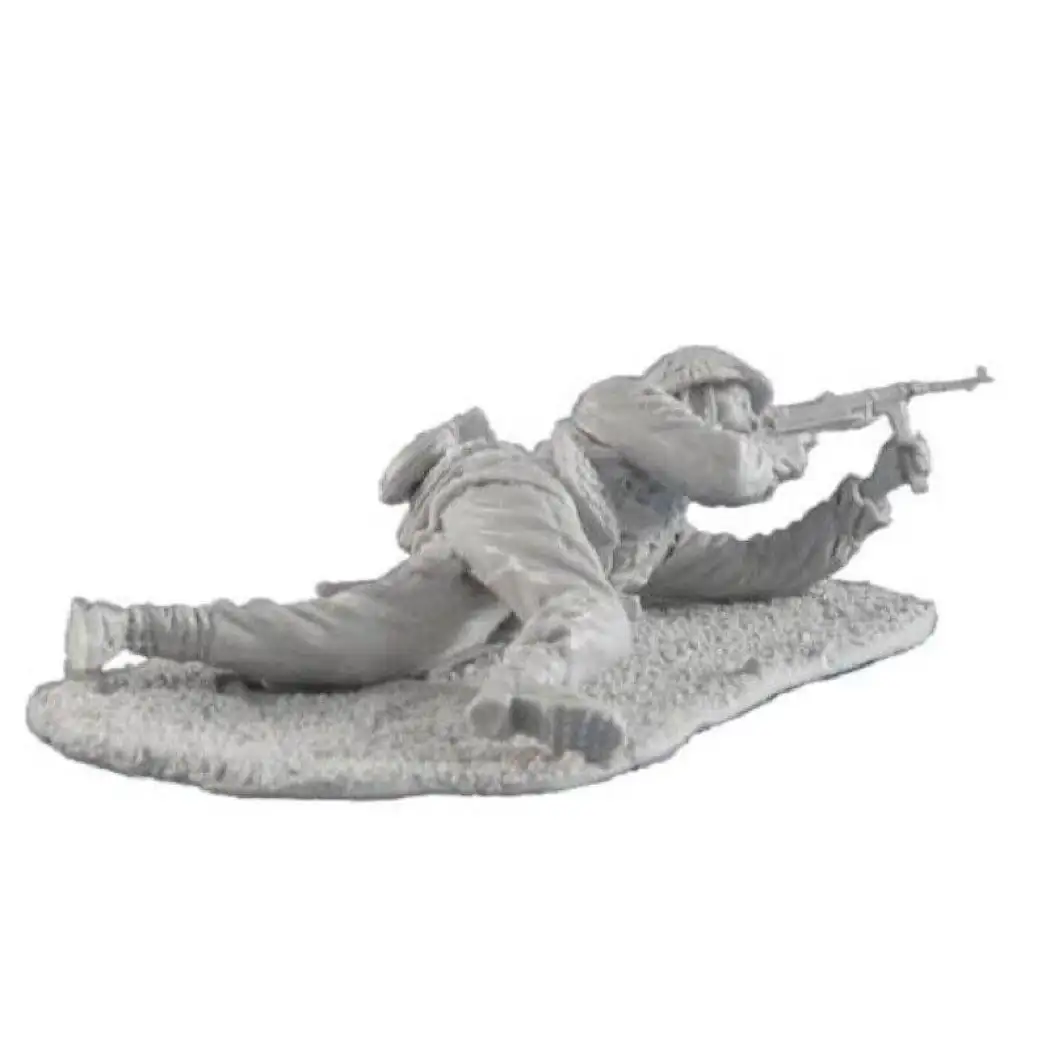 1/35 Resin Model Kit German Soldier Infantryman Shooting Position WW2 Unpainted - Model-Fan-Store