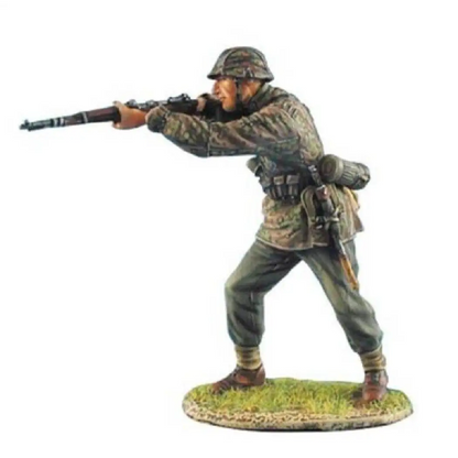 1/35 Resin Model Kit German Soldier Infantryman Shooting Position WW2 Unpainted - Model-Fan-Store