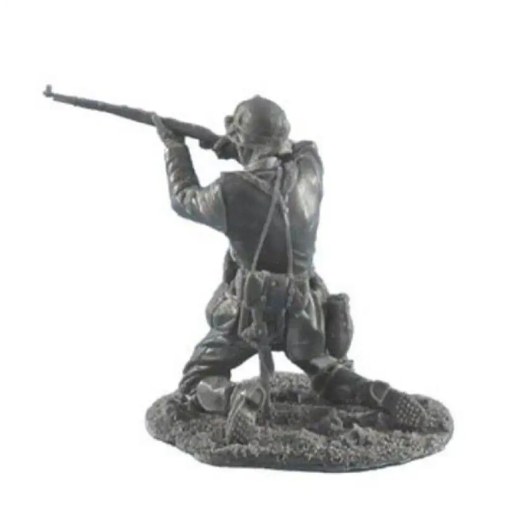 1/35 Resin Model Kit German Soldier Infantryman Shooting Position WW2 Unpainted - Model-Fan-Store